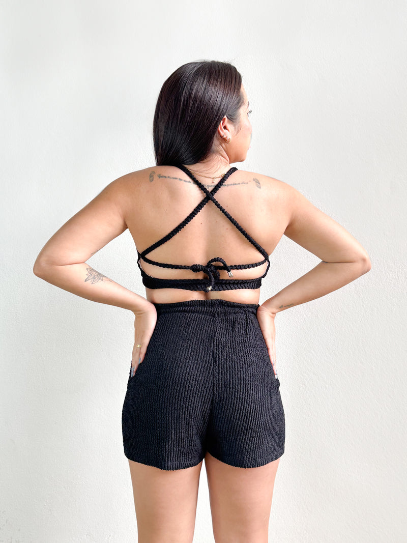 Conjunto Preto Libélula Beach